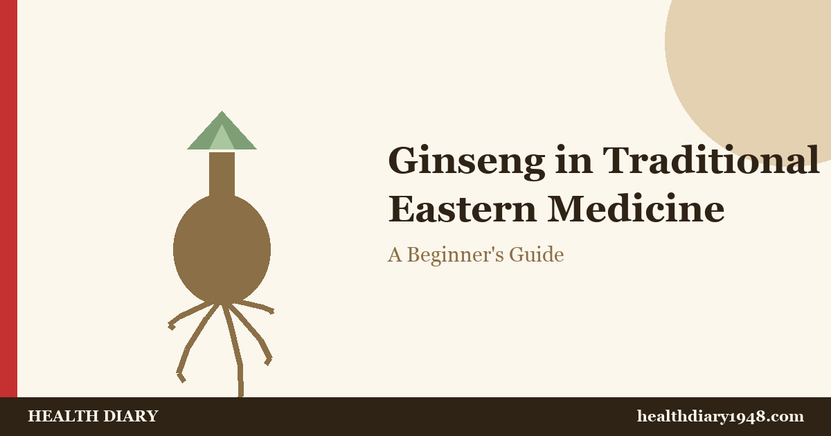 Ginseng root, a time-honored herb in Traditional Eastern Medicine